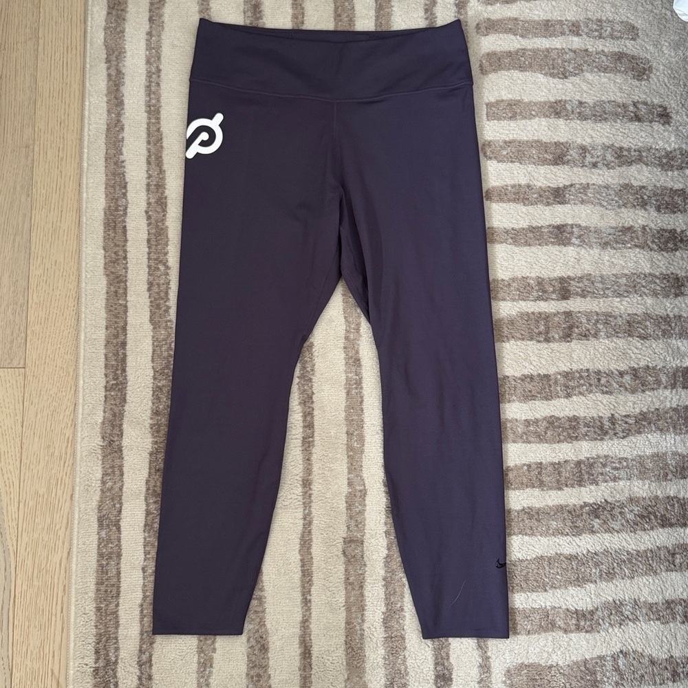 Peloton x Nike Plum Leggings